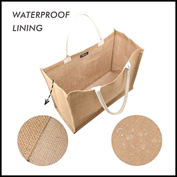 Large Straw Beach Tote Handmade Woven Boho Chic Shoulder Bag Tassel Accent - Picture 4 of 6